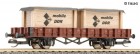 14655 Tillig Flat car loaded with wooden boxes IFA